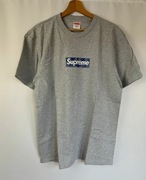 Supreme Grey Blue Bandana Box Logo Tee