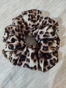 Gumka do włosów typu Scrunchies Panterka Standard 