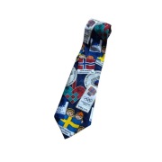 Krawat Lillehammer 1994 Olympics Games Olimpiada Retro Vintage