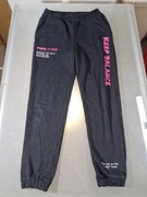 4F Spodnie Dresowe Joggery Dziewczęce z Napisami Rozmiar 164