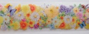 washi tape taśma ozdobna kolorowe kwiaty 2m scrapbooking