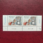 PAPIEŻ JAN PAWEŁ II - CHR. 291 -  MONAKO 1999  RĘKA PAPIEŻA