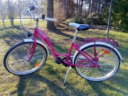 Rower dziewczęcy Monteria Milano 24" (130-155cm)