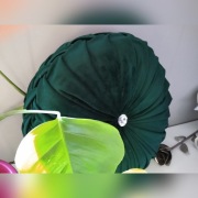 Ozdobna poduszka Velvet zieleń Glamour