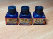 Tusz rysunkowy zestaw tuszy rysunkowych PRL stare