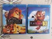Król Lew cześć 2 i 3 blu-ray 