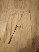 beżowe dziecięce legginsy marki H&M. Rozm 68