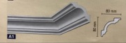 Listwa A1 dekoracyjna styropianowa NOMASTYL gzyms 80x80mm