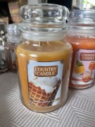 Country Candle świeca duza Salted Waffle Cone 680g dwa knoty USA 