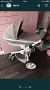 Quinny Mood Grey Gravel 2w1 + ubranko Mia JG