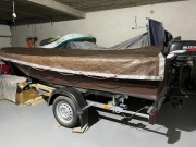 Łódź wędkarska z przyczepką 