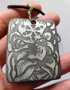 Trawiony amulet słowiański