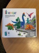 Masa plastyczna HEY CLAY Dinozaury - 15 kolorów - zafoliowane