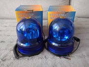 Lampa Ostrzegawcza Sygnałowa Niebieska 12V Kogut Niebieski NOWY