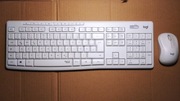 Klawiatura i mysz bezprzewodowa Logitech mk295 biała brak nadajnika
