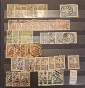 Znaczki Fi 205-215 Różne rysunki. 46 sztuk 