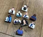 Przypinki do butów typu crocs, greys anatomy