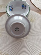 Miseczki Inter American porcelain PRL- 6 szt, śr.12 cm