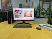 Zestaw komputerowy HP do pracy i nauki Monitor Klawiatura Mysz Drukarka