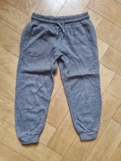 Szare melanżowe spodnie dresowe