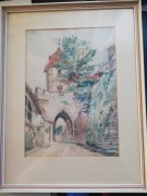 Rothenburg. Akwarela