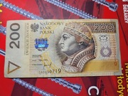 Banknot 200zł seria DA 1994 rok