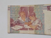 1000 lirów  1990 Włochy, znak wodny, 110 x 60mm, stan piękny.