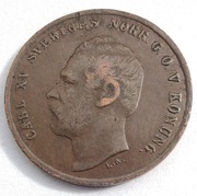 SZWECJA 1 Qre 1870 Karol XV