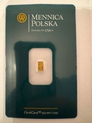 złoto Mennica Polska 0,5 g na prezent