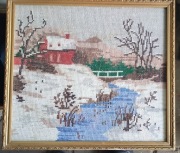 Stary gobelin 46x41 cm