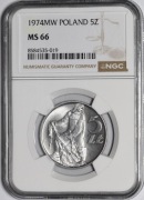 5 złotych Rybak 1974