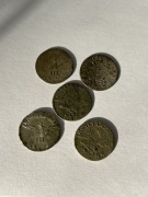 3 krajcary zestaw monet