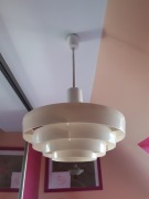 Lampa PRL szkolna wisząca pierścieniowa Polamp ZAOS PO RENOWACJI Piękna!!!
