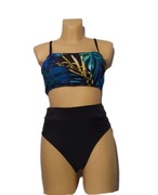Strój kąpielowy bikini dwuczęściowy L wysoki stan 