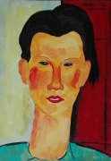 Amedeo Modigliani, Portret Chaima Soutine, 21x29,7