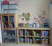 Szafka witryna przeszklona biblioteczka regał