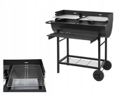 Mocny Grill węglowy z półką! otwarty HOMELUX BBQ