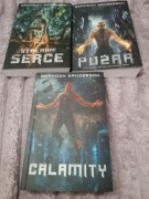 Sanderson - Mściciele (Stalowe Serce, Pożar, Calamity) komplet