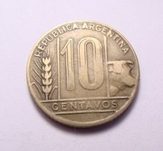 Argentyna 10 centavos 1950