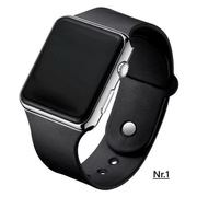 Prosty zegarek elektroniczny uniseks dla kobiet i mężczyzn.