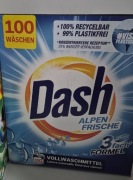 Dash Alpen Frische proszek do prania orginalne z Niemiec 100 prań 6 kg