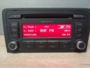 Radio samochodowe Audi Concert II CD MP3, AUX A3 8P + kod 2din Zadbane