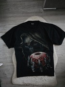 Koszulka Wild skull affliction vintage y2k Rozmiar L Czarna Wild gothic