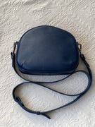 Torebka listonoszka Canaletto skóra naturalna licowa granatowa