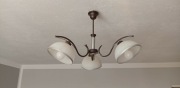 Żyrandol, lampa wisząca. Plus żarówki ledowe, standardowy gwint żarówek.