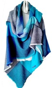 Escada linia Laurel ciepła wielka xxl chusta ponczo 140x146 cm z wełną