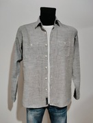 Casualowa szara koszula marki Prodigy używana rozmiar L/ 42 cm