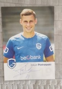 autograf Jakub Piotrowski KRC Genk