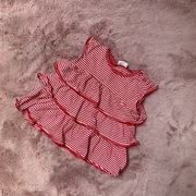 Sukieneczka w paski falbanki