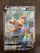 DUŻA ORYGINALNA KARTA POKÉMON GO DRAGONITE V